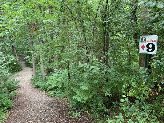 Frisbee golf course is excellent.