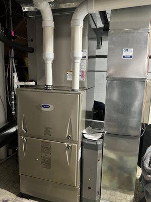 New carrier, infinity, furnace and air-conditioning