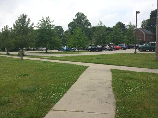 The parking lot that you can never find a parking spot for your own car, but everyone else in town seems too..