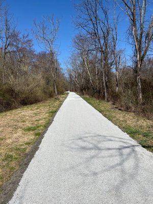 New trail surface