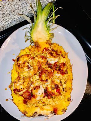 Pineapple Shrimp Fried Rice bowl #thechefjeffway