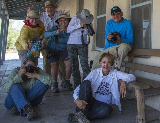 Photographers on one of my weekend workshops in Big Bend National Park.