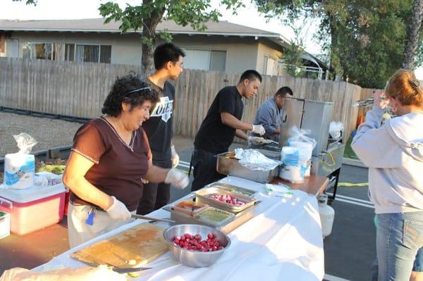 Great food at the Harvest Festival