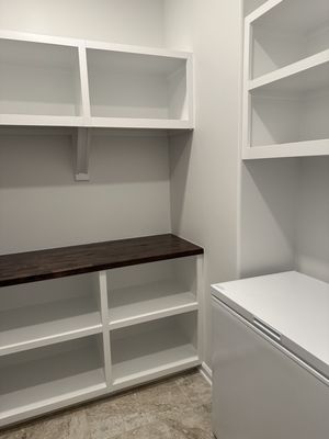 Pantry and shelf