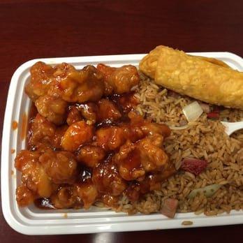 C19. General Tso Chicken  (Dinner Combo Plate) 

Come from with Pork Fried Rice & Egg Roll