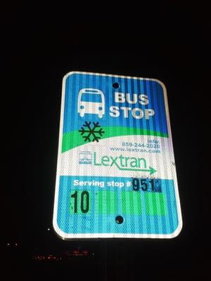 Lextran Bus Stop 951