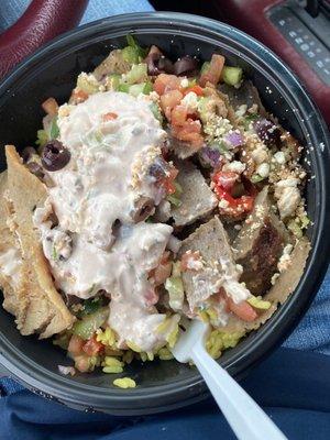 Gyro in a bowl..so good!