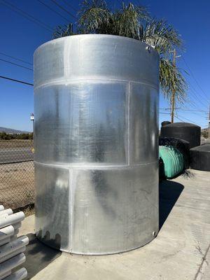 Galvanized water storage tank for fire