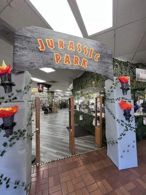 Archway at the library foyer