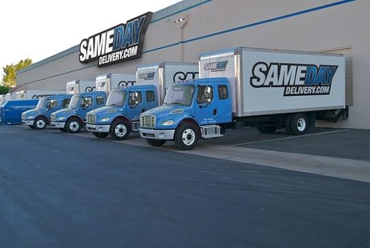 Same Day Delivery - Fleet of Trucks