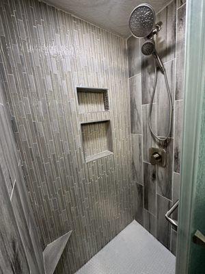 New shower