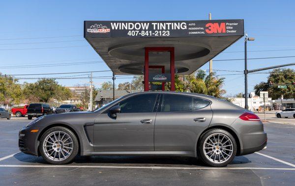 Porsche Panamera Window Tinting with 3M Crystalline Film - Pro Tint of Orlando