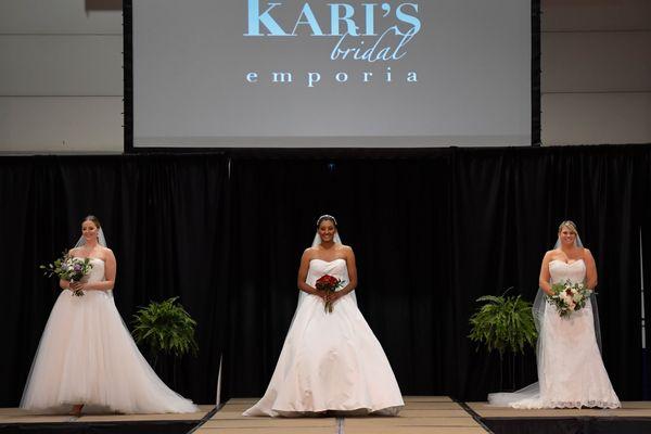 Gorgeous brides at our annual wedding expo.