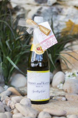 Wedding Package, Bottle Label