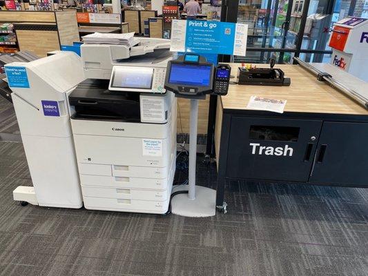 Self service copier