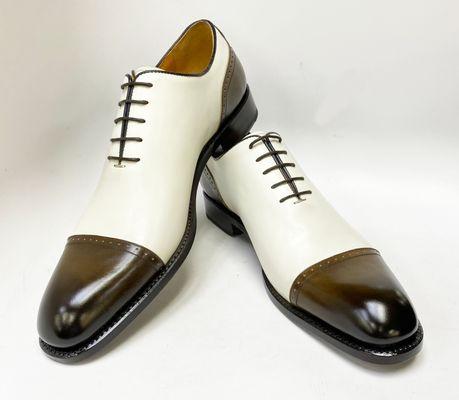 Anthony Lace-Up-Bone/Brown