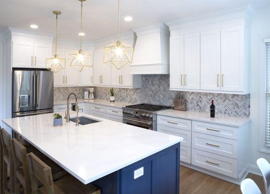 Remodeled kitchen