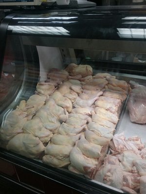 Whole and half chickens