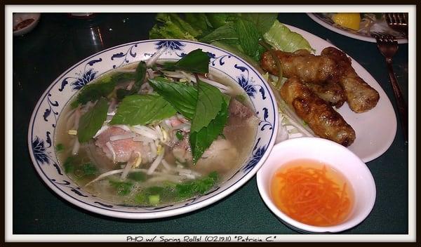 PHO w/ Spring Rolls!