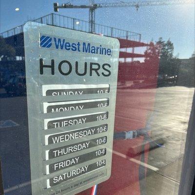 Store hours