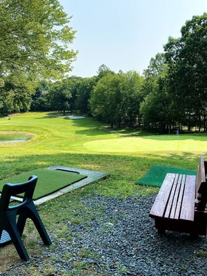 Lesson tee overlooking #18