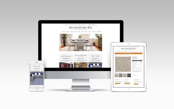 Bloomsburg Carpet Website Design