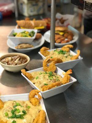 Seafood Baked Potato