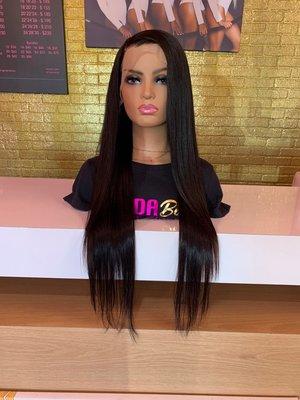 A 26 inch frontal wig