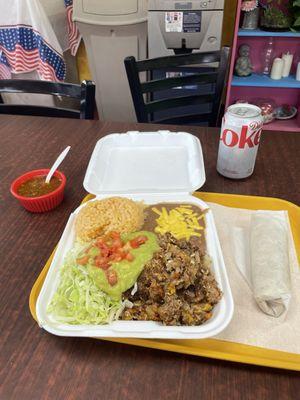 Machaca Plate. Awesome