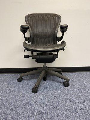 Black Aeron Chair Showroom