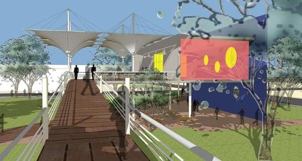 The City of Raleigh invited architects to engage in a design competition to develop entertainment and recreation venues at Mo...