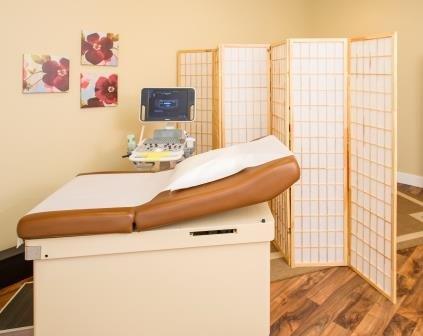 Our beautiful ultrasound room.