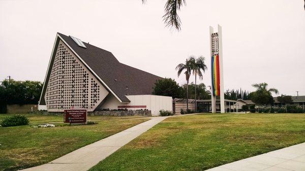 Front of Church from Walnut Ave.