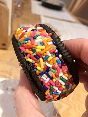 Stuffed Oreo cookie