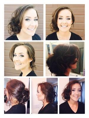 Trial updo & makeup for future bride!!!