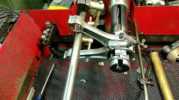 A connecting rod can often be reconditioned. Call Dynoman Machine Shop to have this job done for you! 303-288-4344