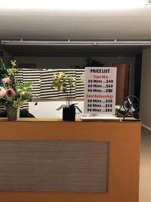 Front Desk and Pricing