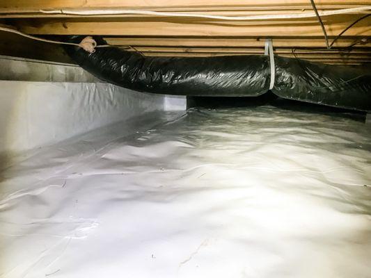 20 mil encapsulation in Crawlspace