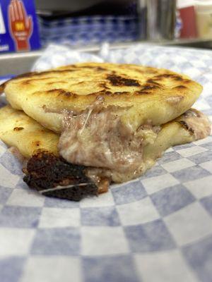 Beans and cheese pupusas