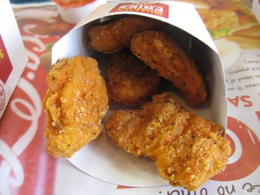 5-piece spicy chicken nuggets for 99 cents