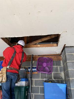 Attic ladder Installation