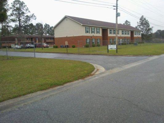 Inside my photo is the east side of the apartments. I made sure the photo show the apartment name and one of the apartment building