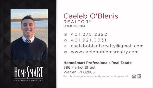 Caeleb O'Blenis Realtor Contact Information