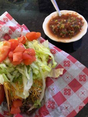 Great tasting shredded beef tacos