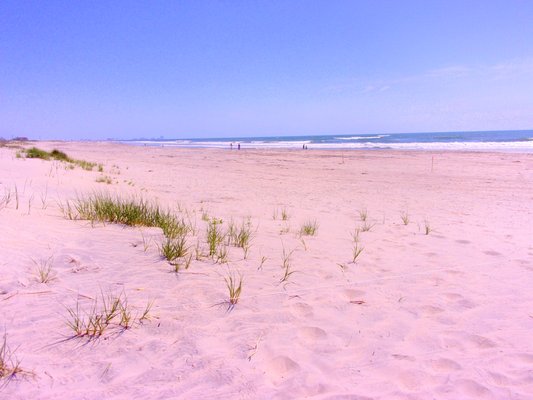 The Atlantic Ocean beach at Corson's Inlet