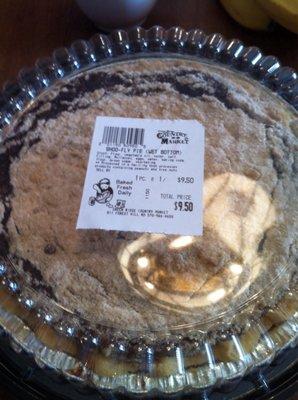 Shoo-Fly Pie (Wet Bottom). It makes a difference.