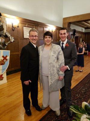 A special couple wed at the Detroit Masonic Temple and included a meade ceremony!