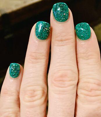 Green sparkles!!!