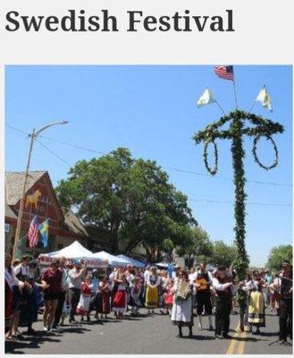 Kingsburg Swedish Festival.