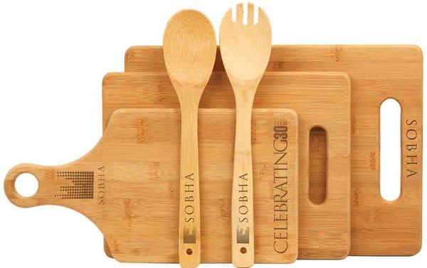 Bamboo Cutting Boards and Spoons are sold separately and more options are available in our shop. These make great gifts!